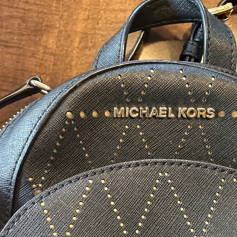 Michael Kors Black Mini Backpack - image 5